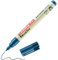 edding 25 EcoLine permanent marker - blue - 1 pen - round nib 1 mm - waterproof, quick-drying, smear-proof pens - for cardboard, plastic, glass, wood, metal and fabric - refillable