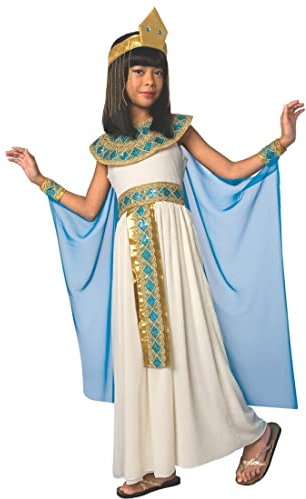 Morph Kostüm Kleopatra für Mädchen, Ägyptische Königin, Ideal für Karneval und Fasching, Hochwertige Verkleidung, M