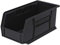 Akro-Mils 30230 AkroBins Plastic Hanging Stackable Storage Organizer Bin, 11-Inch x 5-Inch x 5-Inch, Black, 12-Pack