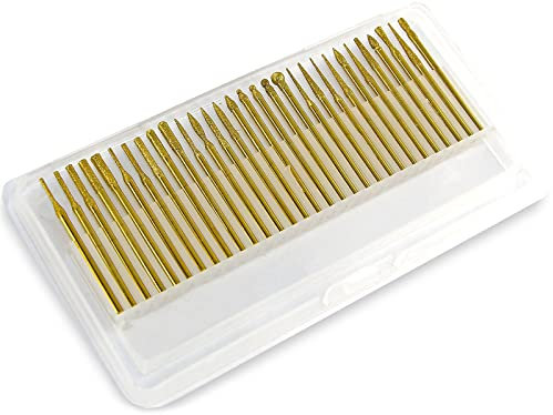 Diamantschleifer Fräser-Set 30-Teilig TIN-Beschichtet