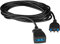 Poly Pool PP0386.1S Prolunga Estensibile da 3 m, Spina 16 A e Presa Bivalente, Nero