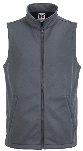 Russell Mens Smart Softshell Gilet Jacket (S) (Convoy Grey)