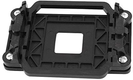 sourcing map Black Plastic AMD CPU Fan Stand Bracket Base Socket for K8 AM3 AM2 940