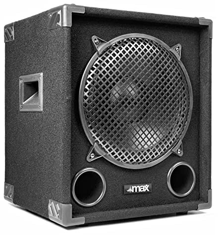 Max max12sub 12 DJ PA Altavoz pasivo de Graves subwoofer 400 W RMS Disco Party