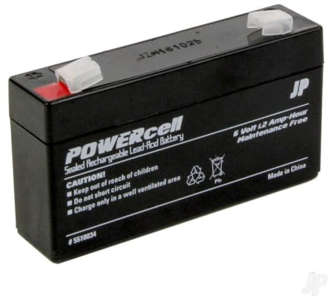 JP 6V 1.2Ah Powercell Gel Battery for RC Model