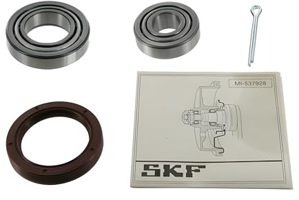 SKF Radlagersatz VKBA 523 Position Hinterachse Höhe 97mm Länge 95mm Breite 64mm - OE Qualität | Kompatibel mit: FORD ESCORT III Express, ESCORT III Turnier, ESCORT IV Express, ESCORT IV Turnier, TRANSIT Bus, TRANSIT Bus