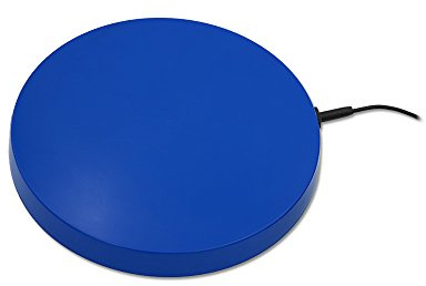 thermo Flächenheizungs GmbH Tränkenwärmer (flach), 175mm, 230V, 14W, Anschlusskabel mit Stecker, Kunststoff blau, Spritzwassergeschützt (IP X4)