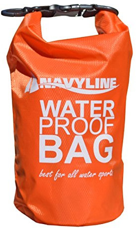 Navyline Ripstop Dry Bag - wasserdichter Rollbeutel Rollsack Seesack , Größe:10 Liter, Farbe:orange