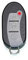 GUSCIO TELECOMANDO ANTIFURTO COVER GT AUTO ALARM ORIGINALE ovale GT 889 GT 915 909 910 97