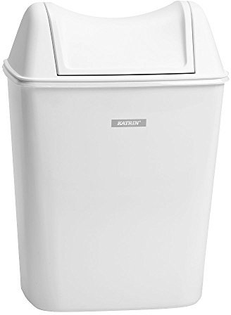 Katrin 91851 Damenhygiene-Abfallbehälter, 8 L, Weiß