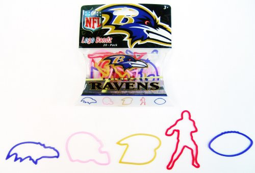 FOCO Baltimore Ravens Logo Bandz Armbänder