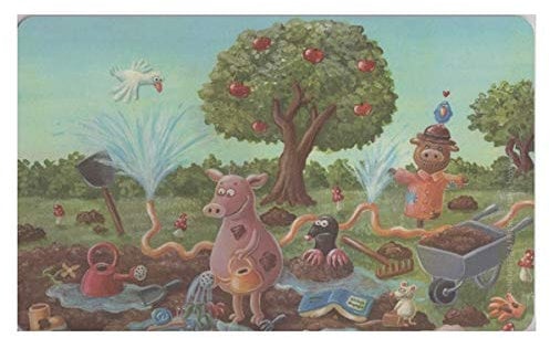 Frühstücksbrettchen Garten-Chaos