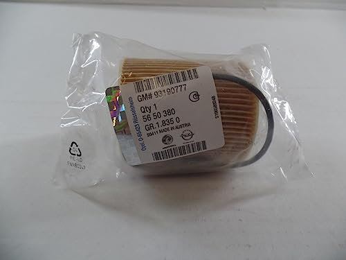 Original Opel Astra G Astra H Corsa C Combo 01+ 1.7Diesel Ölfilter 93190777