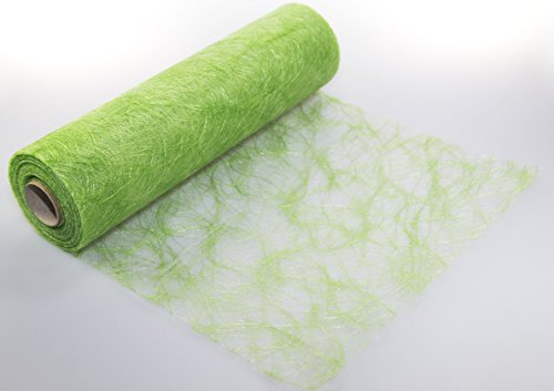 Sizoweb Tischläufer in unterschiedlichen Farben, 30 cm breit, 5 oder 20 m lang 5,0 m maigrün 6090