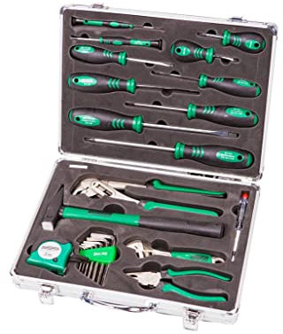 Mannesmann - M29024 - Juego de herramientas de 24 piezas en maletín de aluminio