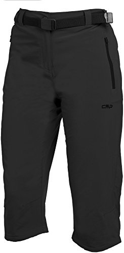 CMP - Pantalón capri stretch mujer, Nero, S
