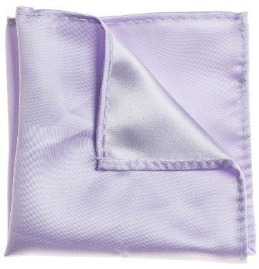 Paisley of London, Plain lilac pocket square, Pocket handkerchief