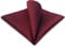 S&W SHLAX&WING Men Einstecktücher Plaids Rot Maroon Burgundy 32cm