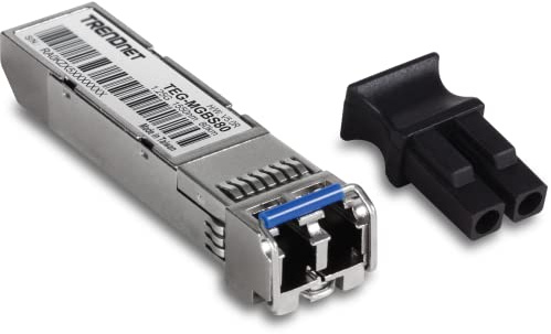 TRENDnet TEG MGBS80 SFP Mini-GBIC-Transceiver-Modul GigE 1000Base-LX LC Single-Modus bis zu 80 km 1550 nm
