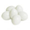 Kunststoff-Plastik - Eier in Weiss 50St. - 60 x 45mm. Ostern