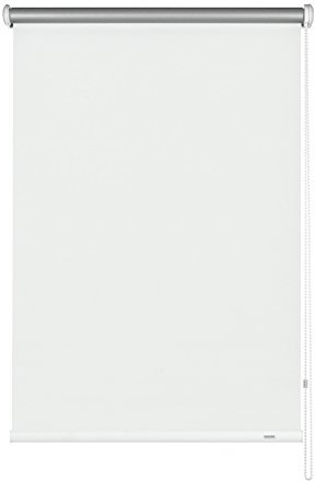 Gardinia Seitenzug-Rollo mit Thermo-Rückseite, Decken-, Wand- oder Nischenmontage, Höchste Lichtreflektion, Energiesparend, Alle Montage-Teile inklusive, Weiß, 112 x 180 cm (BxH), 6441112180