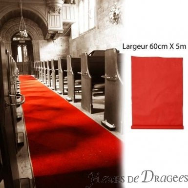 Roter Teppich für Hochzeit, Empfang, Party (Rot)