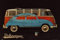 GB eye, VW Camper, Lackwerbung, Maxi-Poster, Holz, versch. 65 x 3,5 x 3,5 cm