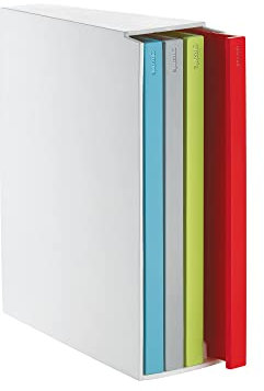 Guzzini - Kitchen Active Design, Set 4 Planches à découper avec classeur - Multicolore, 9 x 24 x h31 cm - 29270052
