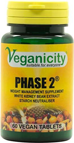 Veganicity Phase 2 500mg : Weight Management Supplement : 60 Tablets, in a Planet-Friendly 99% Recycled Pot
