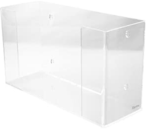 Kantek Dispensador de toallas de papel acrílico, 11.5 pulgadas de ancho x 4.2 pulgadas de profundidad x 6.75 pulgadas de alto, transparente (AH190)