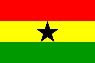 Ghana Flagge 150 cm x 90 cm