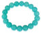 Vifaleno Amazonit Armband, natürlich, blau, rund, 4 mm, 19 cm lang, dehnbar