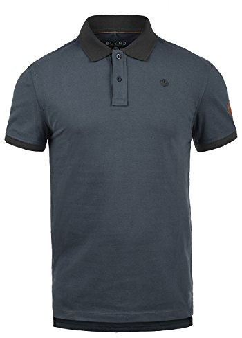 Blend Ralf Herren Poloshirt Polohemd T-Shirt Shirt Mit Polokragen Aus 100% Baumwolle, Größe:S, Farbe:India Ink (70151)