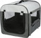 TRIXIE Hundebox Basic - Größe S: 50 x 50 x 60 cm - mit abdeckbaren Netzeinsätzen, Fleece-Bodenplatte, 3 Außentaschen, Bodenlaschen & Heringen, inkl. Tragetasche – 39703