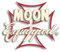 Mooneyes Aufkleber, Eisernes Kreuz, rot