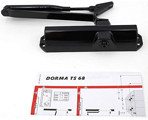 Dorma M72458 - Cierrapuertas brazo normal ts-68 negro