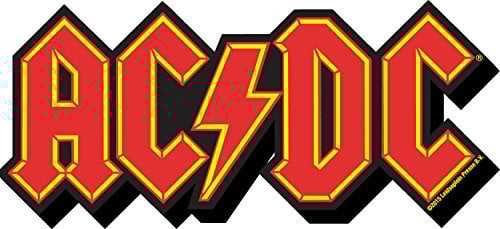 Aquarius AC/DC Logo Funky Chunky Magnet