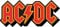 Aquarius AC/DC Logo Funky Chunky Magnet