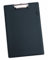 Alba - Porte-Bloc - PLAQUE - PVC et Métal - Coloris Noir - 23,5 x 35,5 cm - Porte-Bloc A4 - Porte-Bloc Prise de Notes - Porte Bloc avec Trou Suspension - Robuste
