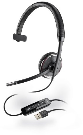 Plantronics Blackwire C510 Monaural USB Headset for PC (UC Standard Version)