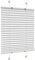 Victoria M. Easyfix Plissee Faltrollo ohne Bohren Plisseeanlage Klemmfix mit Klemmträger für Fenster und Türen, Größe: 100 x 120 cm, Farbe: Weiss
