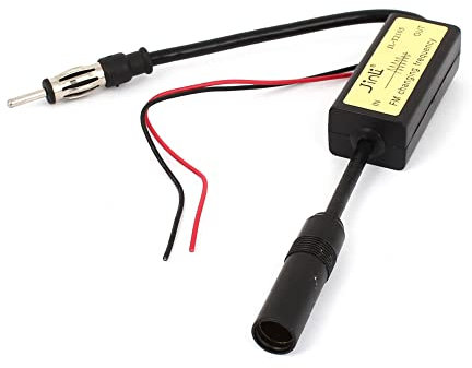 sourcing map Radio Estéreo Amplificador Antena de Señal FM Am para Coche Marino