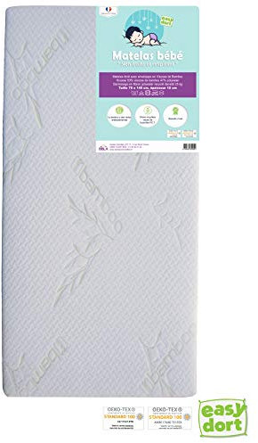 Matratze aus Bambus für Kinderbett 70 x 140