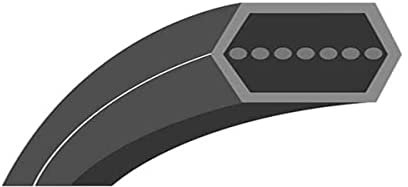 Greenstar - AA112 - Courroie lisse hexagonale série AA Longueur ext: 2898mm, Noir