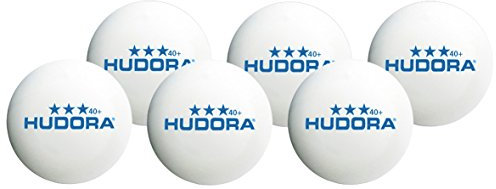 HUDORA Tischtennis-Bälle 6 Stück, weiß, 40 mm - 76277