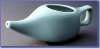 Ceramic Neti Pot - Turquoise
