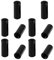 sourcing map 10Pcs M3 x 12mm Rond Aluminium Colonne Alliage Entretoise Espace Goujon Fixation pour Quadcopter Noir