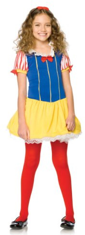 LEG AVENUE C48111 - Schneewittchen Kinderkostüm 2teilig -blau/gelb (Medium)