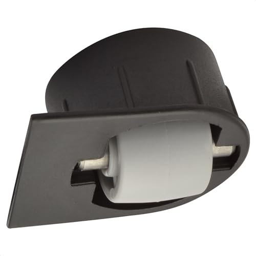 WAGNER Soft-Lenkrolle/Bohrsenkrolle ROLLER-MINI - Durchmesser Ø 15 mm, Gehäuse Kunststoff schwarz 30/Ø25 x 14/5 mm, Metallstift, Tragkraft 50 kg - Made in Germany - 01705801