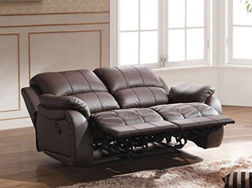 Voll-Leder Couch Sofa Relaxsessel Polstermöbel Fernsehsessel 5129-2-377